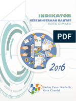 Indikator Kesejahteraan Rakyat Kota Cimahi 2016