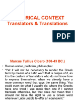 Historical Context Translators & Translations