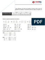 Álgebra MAT 102: Tarea 7 de permutaciones y matrices