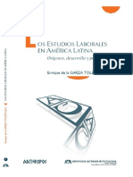 Libro - De la Garza Toledo, 2016, Los Estudios Laborales en América Latina