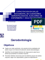 Capacitación en salud bucodental para cuidadores gerontológicos