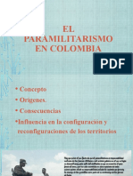 El Paramilitarismo en Colombia