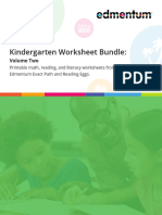 Kinder V2 Workbook