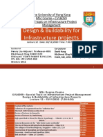 Design & Buildability For Infrastructure: Projects