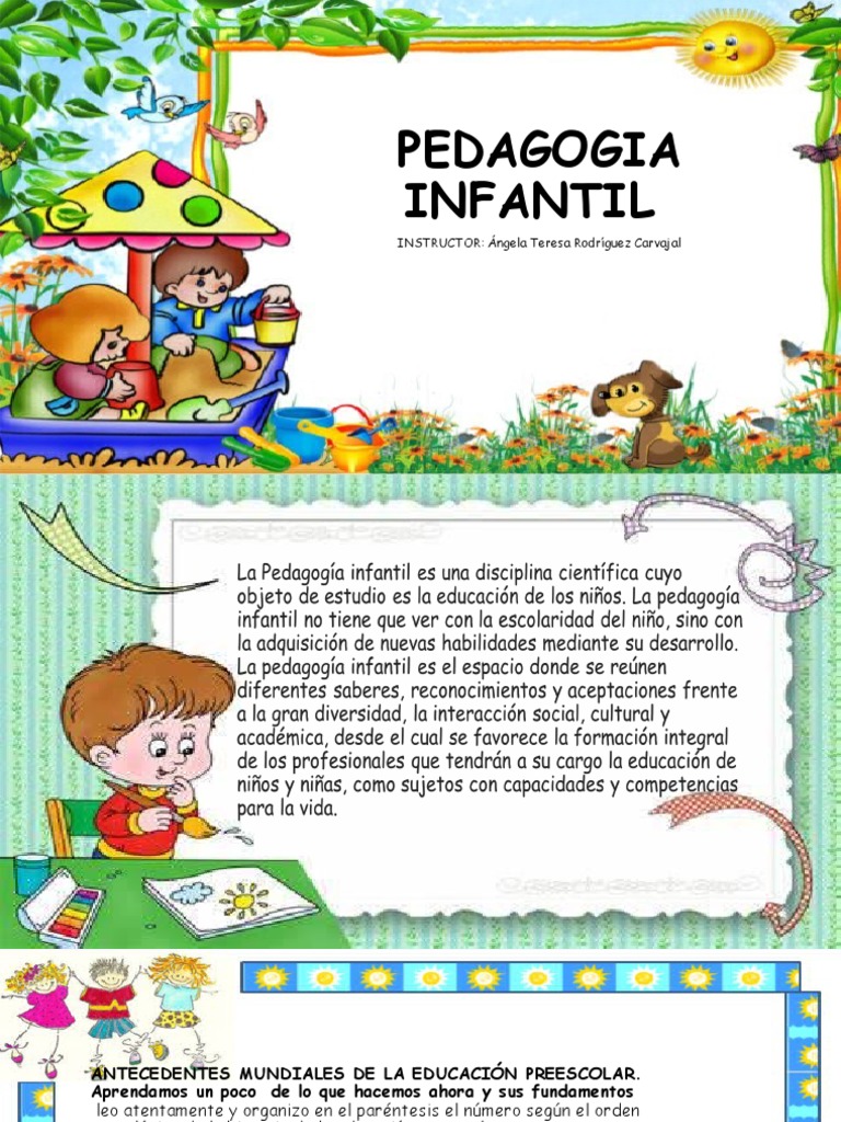 Historia de la Educación Preescolar | PDF | Educación de la primera ...