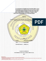 Ks020100298 Perlindungan Hukum Terhadap Konsumen Jasa Pelayanan Kesehatan Pemasangan Kawat Gigi Oleh Tukang G