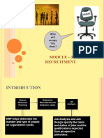 Recruitment: Module - 3