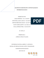 Fase 4 - Diagnóstico Participativo Contextualizado e Informe Psicológico - Grupo 92