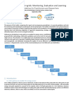 Monitoring and Evaluating The Social Impact of Mini Grids