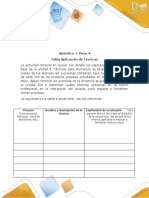 Paso 4 - Apéndice 1- Tabla de Técnicas