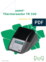 Spectroquant Thermoreactor TR 320: Operating Manual