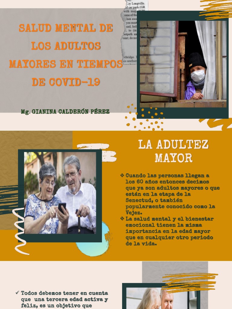 Salud Mental en Adultos Mayores y COVID-19 | PDF | Adultos | Vejez