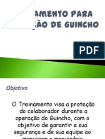 Treinamento para Operação de Guincho