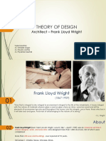 Theory of Design: Architect - Frank Lloyd Wright