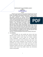 Konsep Dasar Evaluasi Pembelajaran