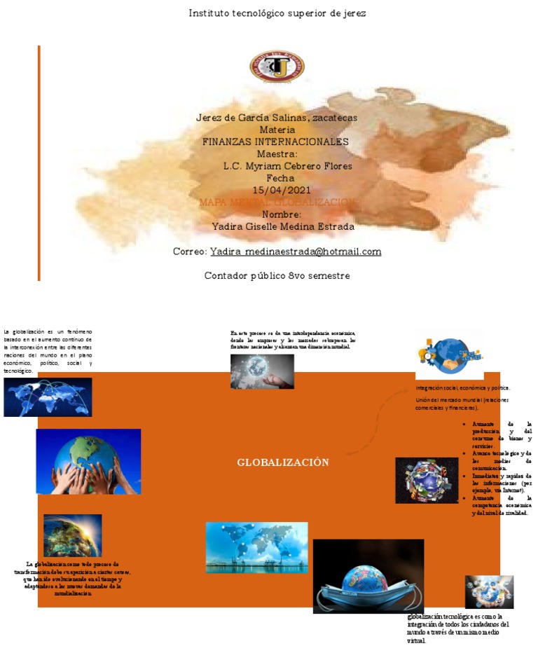 Mapa Mental de Globalizacion | PDF | Globalización | Economias
