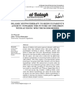 Islamic Hypnotherapy To Reduce Parent'S Anxiety Towards The Future of Children With Autistic Spectrum Disorders