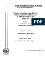 TESIS - Diseño e Implementación de Un Sistema Informático Para La Administración de Negocios