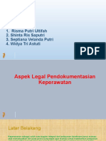PPT, Aspek Legal Pendokumentasian Keperawatan.