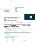 Course Outline-Ag Ext 1