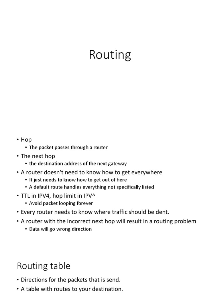 7 Module 5 03 Apr 2021material I 03 Apr 2021 Routing | PDF | Routing ...