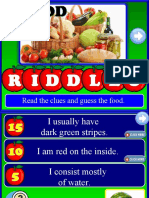 Food Riddles A Speaking Game CLT Communicative Language Teaching Resources Conv 89125