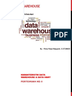 Pert.3 - Karakteristik Data Warehouse&Data Mart