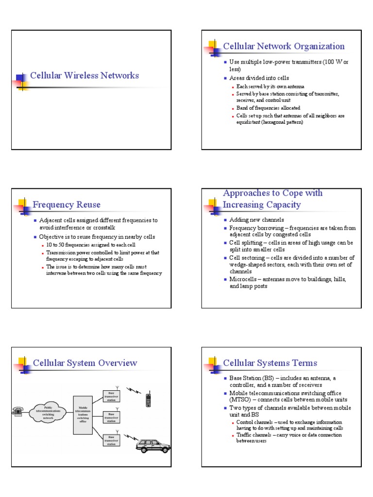 5.5 Cellular Wireless Networks | PDF | Cellular Network | Radio ...