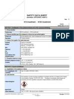 Safety Data Sheet: 910 Investment - 910X Investment