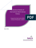 A Literature Review of International Adult Literacy Policies 110311