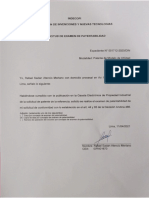 Solicitud de Examen de Patentabilidad