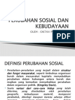 Perubahan Sosial Dan Kebudayaan