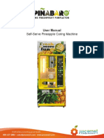 Self-Serve Pineapple Coring Machine: User Manual