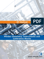 MT Pfinder Chemistry Instruments and Calibration Blocks en