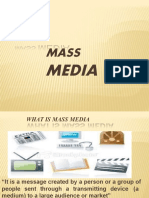 Mass Media Functions (LECTURE)