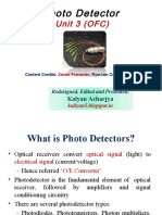Photo Detector: Unit 3 (OFC)