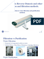 Introduction To Reverse Osmosis and Other Purification and Filtration Methods