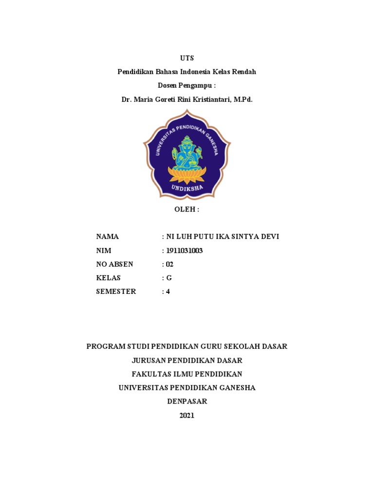 Bhs Indo | PDF | Karier & Perkembangan | Seni & Disiplin Bahasa