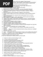 Regimul de activitate al bolnavului în secţia dc boli contagioase