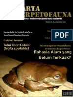 Warta Herpetofauna Vol - Xii, No.3, Desember 2020