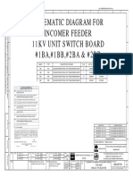 Incomer Feeder Schematic Diagram For 11Kv Unit Switch Board #1BA,#1BB,#2BA & #2BB