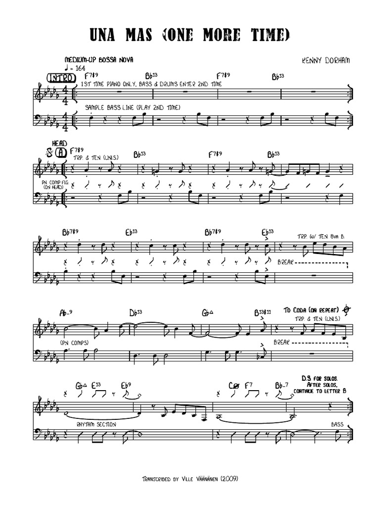 洋楽 Kenny Dorham Una Mas (One More Time) My01OTUwLmpwZWc.jpeg