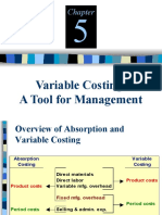 Variable Costing: A Tool For Management