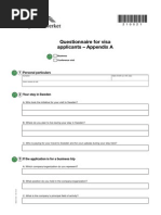 Sweden Appendix A
