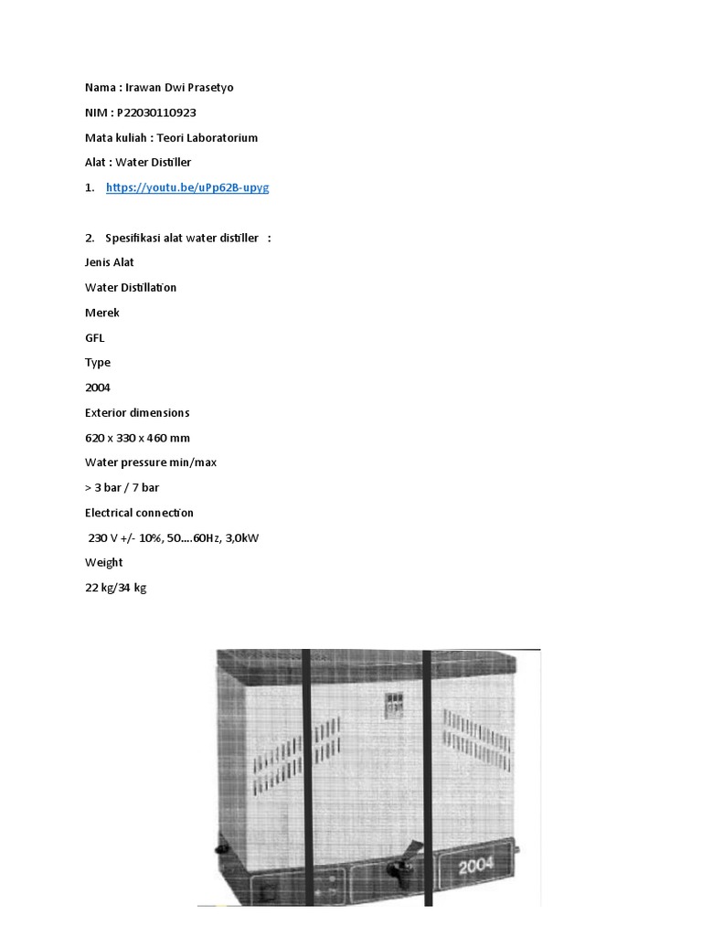 Materi Water Distiller PDF