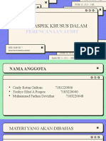 Kelompok 7 Prak Audit - Aspek Khusus Dalam Perencanaan Audit