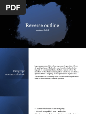 reverse outline r