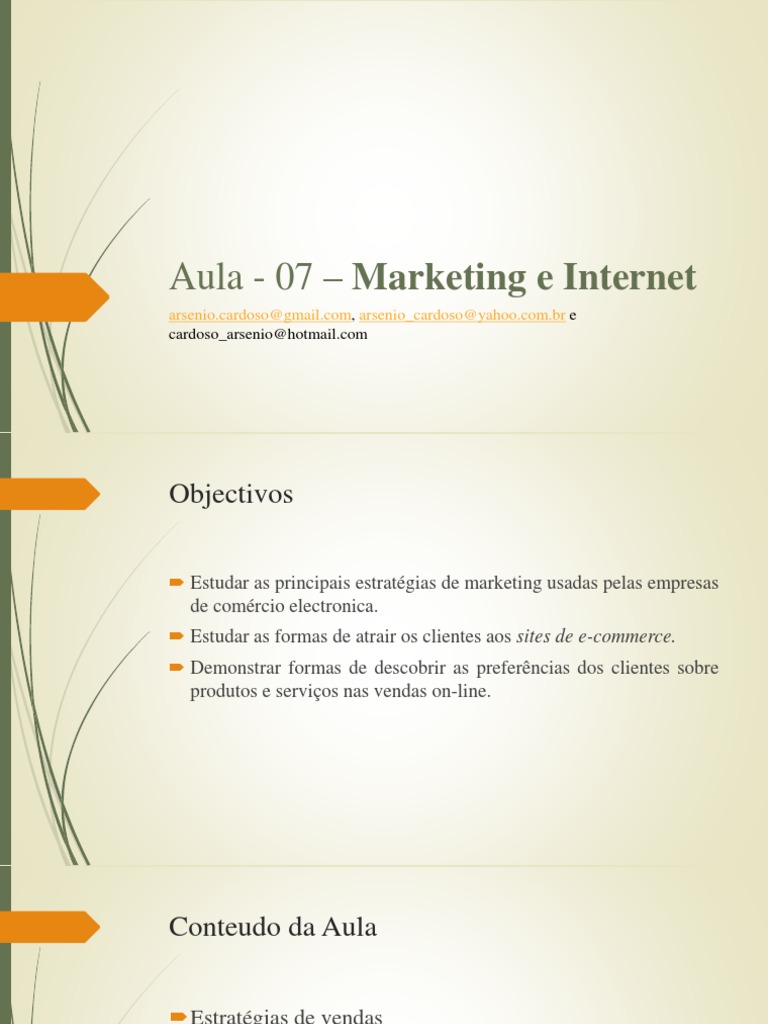 Estratégias de Marketing na Internet | PDF | E-commerce | Publicidade