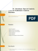 Aula - 01 - Introdução. Tipos de Comércio. Comércio Tradicional e Comércio Eletrónico