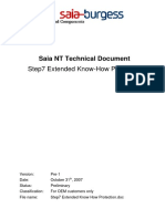 Saia NT Technical Document: Step7 Extended Know-How Protection